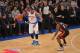 NEW YORK - JANUARY 09: Carmelo Anthony #7 of the New York Knicksdribbles against LeBron James #6 of the Miami Heat on January 09, 2014 at Madison Square Garden in New York City. NOTE TO USER: User expressly acknowledges and agrees that, by downloading a