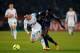 PARIS, FRANCE - FEBRUARY 24: Blaise Matuidi of PSG and Mathieu Valbuena of Marseille battle for the ball during the Ligue 1 match between Paris Saint-Germain FC and Olympique de Marseille at Parc des Princes on February 24, 2013 in Paris, France. (Photo