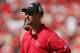 KANSAS CITY, MO - OCTOBER 1: Quarterback coach Jim Hostler of the San Francisco 49ers looks on against the Kansas City Chiefs at Arrowhead Stadium on October 1, 2006 in Kansas City, Missouri. The Chiefs defeated the Niners 41-0. (Photo by Doug Pensinger