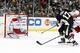 Jan 15, 2014; Pittsburgh, PA, USA; Pittsburgh Penguins left wing Taylor Pyatt (17) shoots and scores past Washington Capitals goalie Michal Neuvirth (30) during the second period at the CONSOL Energy Center. Mandatory Credit: Charles LeClaire-USA TODAY Sp