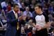 OAKLAND, CA - JANUARY 15: Head coach Mark Jackson of the Golden State Warriors argues with referee Josh Tiven during their game against the Denver Nuggets at ORACLE Arena on January 15, 2014 in Oakland, California. NOTE TO USER: User expressly acknowledg