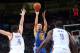 OKLAHOMA CITY, OK - NOVEMBER 29: Stephen Curry #30 of the Golden State Warriors shoots against the Oklahoma City Thunder on November 29, 2013 at the Chesapeake Energy Arena in Oklahoma City, Oklahoma. NOTE TO USER: User expressly acknowledges and agrees