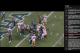 McDonald (No. 91) lies fallen in the end zone after Giacomini and Lynch (No. 24) powered through him over the goal line.