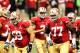 Jonathan Goodwin (No. 59) and Mike Iupati (No. 77) are the 49ers' two best interior run-blockers.