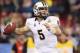 GLENDALE, AZ - JANUARY 01: Quarterback Blake Bortles #5 of the UCF Knights drops back to pass during the Tostitos Fiesta Bowl against the Baylor Bears at University of Phoenix Stadium on January 1, 2014 in Glendale, Arizona. The Knights defeated the Bear
