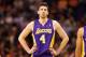 PHOENIX, AZ - JANUARY 15: Ryan Kelly #4 of the Los Angeles Lakers during the NBA game against the Phoenix Suns at US Airways Center on January 15, 2014 in Phoenix, Arizona. The Suns defeated the Lakers 121-114. NOTE TO USER: User expressly acknowledges