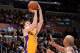 LOS ANGELES, CA - JANUARY 3: Ryan Kelly #4 of the Los Angeles Lakers attempts a shot during a game against the Utah Jazz at STAPLES Center on January 3, 2013 in Los Angeles, California. NOTE TO USER: User expressly acknowledges and agrees that, by downloa
