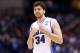 INDIANAPOLIS, IN - MARCH 29: Ryan Kelly #34 of the Duke Blue Devils reacts in the second half against the Michigan State Spartans during the Midwest Region Semifinal round of the 2013 NCAA Men's Basketball Tournament at Lucas Oil Stadium on March 29, 201