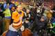 DENVER, CO - JANUARY 12: Peyton Manning #18 of the Denver Broncos walks off of the field after their 24 to 17 win over the San Diego Chargers during the AFC Divisional Playoff Game at Sports Authority Field at Mile High on January 12, 2014 in Denver, Co