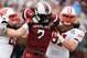 ORLANDO, FL - JANUARY 01: Jadeveon Clowney #7 of the South Carolina Gamecocks in action during their game against the Wisconsin Badgers at the Capital One Bowl on January 1, 2014 in Orlando, Florida. (Photo by Scott Halleran/Getty Images)