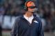 Dec 29, 2013; Oakland, CA, USA; Denver Broncos offensive coordinator Adam Gase during the game against the Oakland Raiders at O.co Coliseum. The Broncos defeated the Raiders 34-14. Mandatory Credit: Kirby Lee-USA TODAY Sports