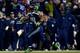 SEATTLE, WA - JANUARY 19: Running back Marshawn Lynch #24 of the Seattle Seahawks runs for a 40-yard touchdown in the third quarter against the San Francisco 49ers during the 2014 NFC Championship at CenturyLink Field on January 19, 2014 in Seattle, Wash