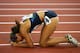 BEIJING - AUGUST 19: Lolo Jones of the United States looks dejected after the Women's 100m Hurdles Final held at the National Stadium on Day 11 of the Beijing 2008 Olympic Games on August 19, 2008 in Beijing, China. (Photo by Clive Brunskill/Getty Image