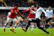 LONDON, ENGLAND - DECEMBER 01: Shinji Kagawa and Wayne Rooney of Manchester United compete with Sandro of Tottenham Hotspur during the Barclays Premier League Match between Tottenham Hotspur and Manchester United at White Hart Lane on December 1, 2013 in