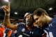 Auburn QB Nick Marshall (left) and TE C.J. Uzomah