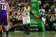 BOSTON, MA - JANUARY 17: Rajon Rondo #9 of the Boston Celtics dribbles the ball against the Los Angeles Lakers on January 17, 2014 at the TD Garden in Boston, Massachusetts. NOTE TO USER: User expressly acknowledges and agrees that, by downloading and or