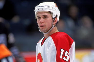 Martin St. Louis 99'00 ROOKIE Calgary Flames PHOTOMATCHED Game