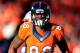 DENVER, CO - JANUARY 19: Demaryius Thomas #88 of the Denver Broncos looks on in the fourth quarter against the New England Patriots during the AFC Championship game at Sports Authority Field at Mile High on January 19, 2014 in Denver, Colorado. (Photo b
