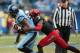 Dec 28, 2013; Charlotte, NC, USA; North Carolina Tar Heels tight end Eric Ebron (85) gets tackled by Cincinnati Bearcats defensive back Howard Wilder (3) during the second quarter at Bank of America Stadium. Mandatory Credit: Jeremy Brevard-USA TODAY Spor