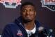 Jan 3, 2014; Newport Beach, CA, USA; Auburn Tigers defensive end Dee Ford at a 2014 BCS National Championship press conference at Newport Beach Marriott. Mandatory Credit: Kirby Lee-USA TODAY Sports