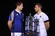 LONDON, ENGLAND - JANUARY 22: Captains Pascal Pape of France and Chris Robshaw of England pose for a photo during the RBS Six Nations Launch at The Hurlingham Club on January 22, 2014 in London, England. (Photo by Bryn Lennon/Getty Images)