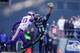 SEATTLE, WA - NOVEMBER 17: Wide receiver Percy Harvin #11 of the Seattle Seahawks makes a catch against cornerback Chris Cook #20 of the Minnesota Vikings at CenturyLink Field on November 17, 2013 in Seattle, Washington. (Photo by Otto Greule Jr/Getty I