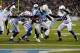 NASHVILLE, TN - NOVEMBER 14: Chris Johnson #28 of the Tennessee Titans rushes for a touchdown against the Indianapolis Colts at LP Field on November 14, 2013 in Nashville, Tennessee. (Photo by Frederick Breedon/Getty Images)