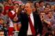 COLUMBUS, OH - JANUARY 23: Head coach Thad Matta of the Ohio State Buckeyes argues a call during the second half of the game against the Illinois Fighting Illini at Value City Arena on January 23, 2014 in Columbus, Ohio. Ohio State defeated Illinois 62-5