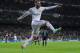 MADRID, SPAIN - JANUARY 06: Jese Rodriguez of Real Madrid CF celebrates after Karim Benzema scored Real Madrid CF's opening goal during the La Liga match between Real Madrid CF and RC Celta de Vigo at the Santiago Bernabeu stadium on January 6, 2014 in