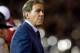 Alabama coach Nick Saban will have to rely more and more on his assistants in recruiting.