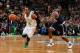 BOSTON, MA - JANUARY 24: Rajon Rondo #9 of the Boston Celtics drives against the Oklahoma City Thunder on January 24, 2014 at the TD Garden in Boston, Massachusetts. NOTE TO USER: User expressly acknowledges and agrees that, by downloading and or using t