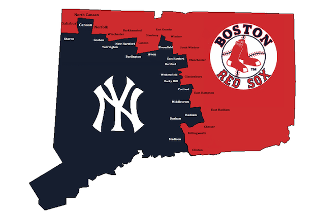 Map Breaks Down Boundaries of Yankees and Red Sox Nations