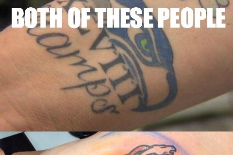 Broncos Fan S Super Bowl Xlviii Tattoo Turns Into Learning Experience Bleacher Report Latest News Videos And Highlights