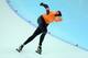 SOCHI, RUSSIA - FEBRUARY 08: Sven Kramer of the Netherlands competes during the Men's 5000m Speed Skating event during day 1 of the Sochi 2014 Winter Olympics at Adler Arena Skating Center on February 8, 2014 in Sochi, Russia. (Photo by Quinn Rooney/Gett
