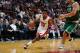 MIAMI, FL- JANUARY 21: Norris Cole #30 of the Miami Heat handles the ball against the Boston Celtics at the American Airlines Arena in Miami, Florida on January 21, 2014. NOTE TO USER: User expressly acknowledges and agrees that, by downloading and or u