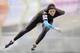 NAGANO, JAPAN - JANUARY 18: Heather Richardson of USA competes in ladies 1000m during Essent ISU World Sprint Speed Skating Championships 2014 at M Wave on January 18, 2014 in Nagano, Japan. (Photo by Atsushi Tomura/Getty Images)