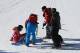 SOCHI, RUSSIA - FEBRUARY 05: Kaya Turski of Canada is treated by medical personnel during training for Ski Slopestyle at the Extreme Park at Rosa Khutor Mountain on February 5, 2014 in Sochi, Russia. (Photo by Mike Ehrmann/Getty Images)