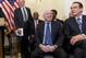McCain (front and center) at last Wednesday's press conference in Washington, D.C.