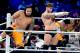 CM Punk ready for action in a six-man tag match from earlier this year.
