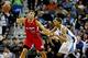 Mar 27, 2013; New Orleans, LA, USA; Los Angeles Clippers power forward Blake Griffin (32) is guarded by New Orleans Hornets power forward Anthony Davis (23) during the first quarter of a game at the New Orleans Arena. Mandatory Credit: Derick E. Hingle-US