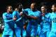 NEWCASTLE UPON TYNE, ENGLAND - FEBRUARY 12: Emmanuel Adebayor of Tottenham Hotspur (2r) celebrates scoring their third goal with team mate sduring the Barclays Premier League match between Newcastle United and Tottenham Hotspur at St James' Park on Febr
