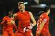 LONDON, ENGLAND - FEBRUARY 12: Steven Gerrard of Liverpool celebrates scoring their third goal from the penalty spot during the Barclays Premier League match between Fulham and Liverpool at Craven Cottage on February 12, 2014 in London, England. (Photo