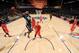 NEW ORLEANS, LA - FEBRUARY 16: LeBron James #6 of the Eastern Conference All-Stars attempts a dunk during the 2014 NBA All-Star Game as part of the 2014 All-Star Weekend at Smoothie King Center on February 16, 2014 in New Orleans, Louisiana. NOTE TO USER: