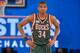 NEW ORLEANS, LA - FEBRUARY 14: Giannis Antetokounmpo of Team Hill stands on the court during the 2014 BBVA Compass Rising Stars Challenge at the Smoothie King Center on February 14, 2014 in New Orleans, Louisiana. NOTE TO USER: User expressly acknowledges