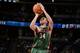 DENVER, CO - FEBRUARY 5: Giannis Antetokounmpo #34 of the Milwaukee Bucks shoots against the Denver Nuggets on February 5, 2014 at the Pepsi Center in Denver, Colorado. NOTE TO USER: User expressly acknowledges and agrees that, by downloading and/or using