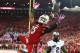 LOUISVILLE, KY - OCTOBER 18: Calvin Pryor #25 of the Louisville Cardinals intercepts a pass in the end zone during the game against the Central Florida Knights at Papa John's Cardinal Stadium on October 18, 2013 in Louisville, Kentucky. (Photo by Andy L