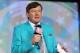 HOUSTON, TX - FEBRUARY 16: TNT sideline reporter Craig Sager introduces the players during the NBA All-Star Practice in Sprint Arena during the 2013 NBA All-Star Weekend on February 16, 2013 at the George R. Brown Convention Center in Houston, Texas. NOTE