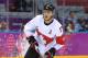 SOCHI, RUSSIA - FEBRUARY 19: Jonathan Toews #16 of Canada skates during warmups prior to the Men's Ice Hockey Quarterfinal Playoff against Latvia on Day 12 of the 2014 Sochi Winter Olympics at Bolshoy Ice Dome on February 19, 2014 in Sochi, Russia. (Phot