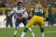 GREEN BAY, WI - NOVEMBER 04: Shea McClellin #99 of the Chicago Bears rushes against David Bakhtiari #69 of the Green Bay Packers at Lambeau Field on November 4, 2013 in Green Bay, Wisconsin. The Bears defeated the Packers 27-20. (Photo by Jonathan Danie