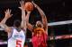 PHILADELPHIA, PA - FEBRUARY 18: Tristan Thompson #13 of the Cleveland Cavaliers shoots the ball against the Philadelphia 76ers at the Wells Fargo Center on February 18, 2014 in Philadelphia, Pennsylvania. NOTE TO USER: User expressly acknowledges and agre
